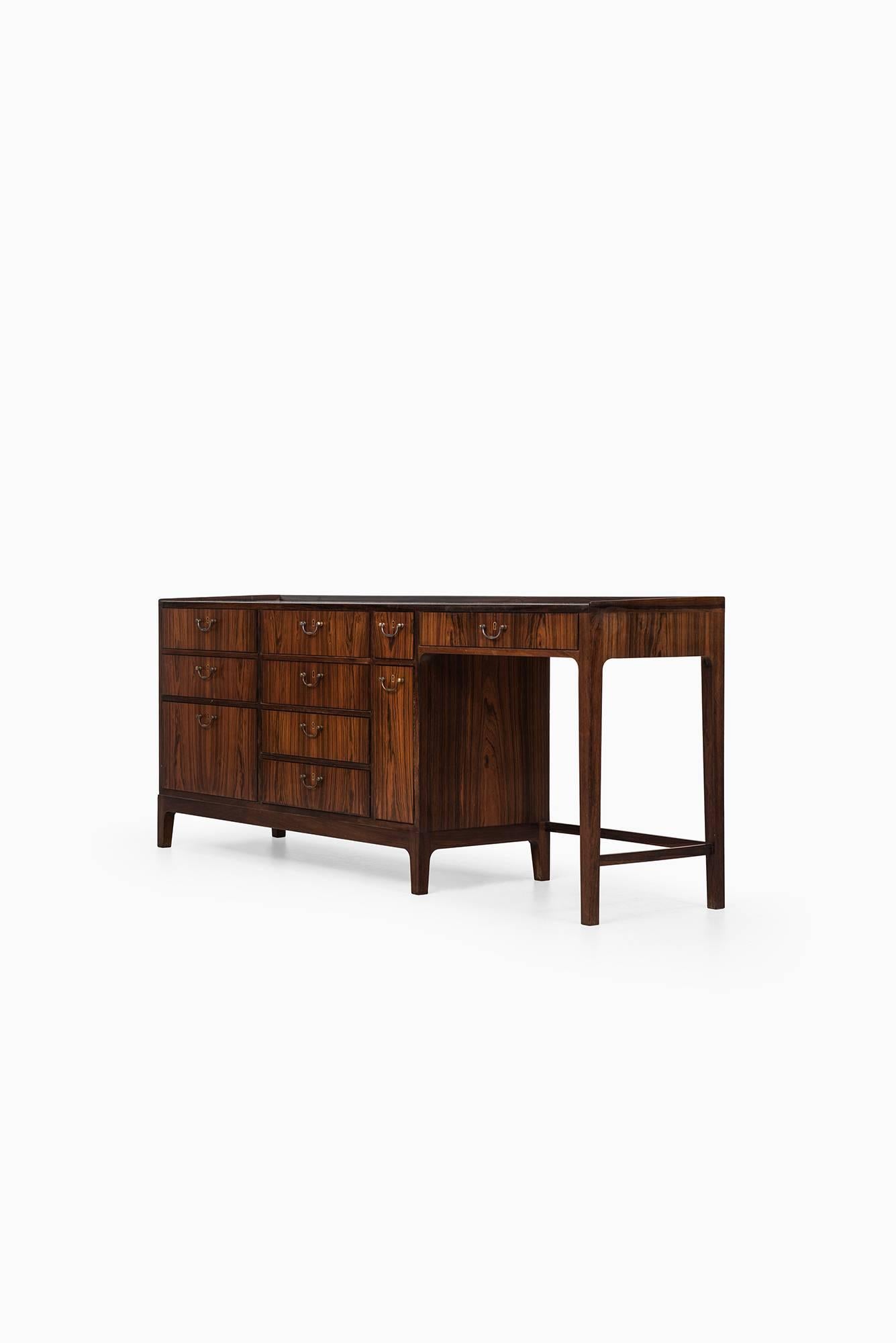 Mid-20th Century Frode Holm Dressing Table / Vanity by Illums Bolighus in Denmark