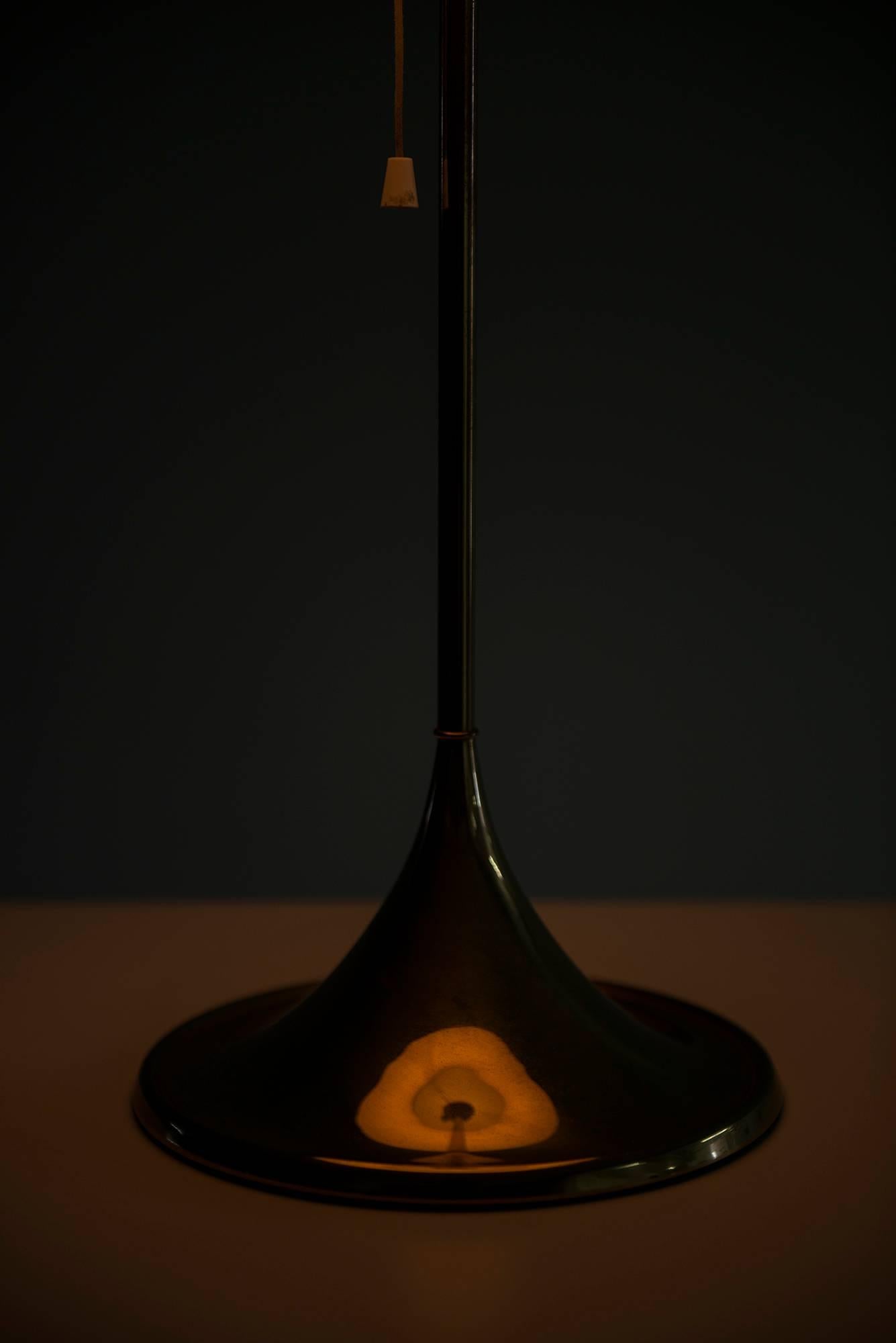 Brass Table Lamp Model B-024 by Bergbom in Sweden