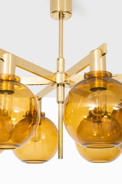 Lampada da soffitto Hans-Agne Jakobsson Modello T-348/6 di Hans-Agne Jakobsson AB