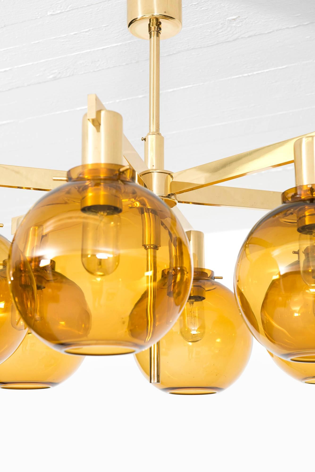 Svedese Lampada da soffitto Hans-Agne Jakobsson Modello T-348/6 di Hans-Agne Jakobsson AB in vendita