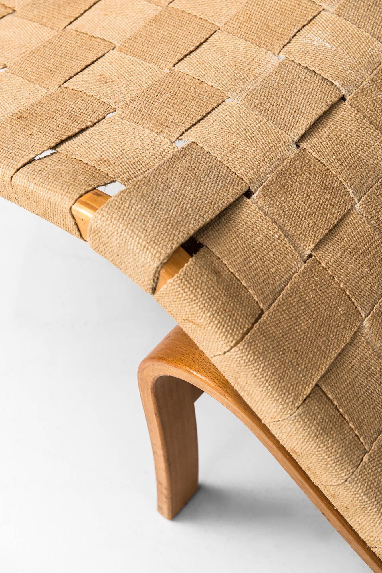 Bruno Mathsson Lounge Chair Model 36 by Karl Mathsson in Sweden 3