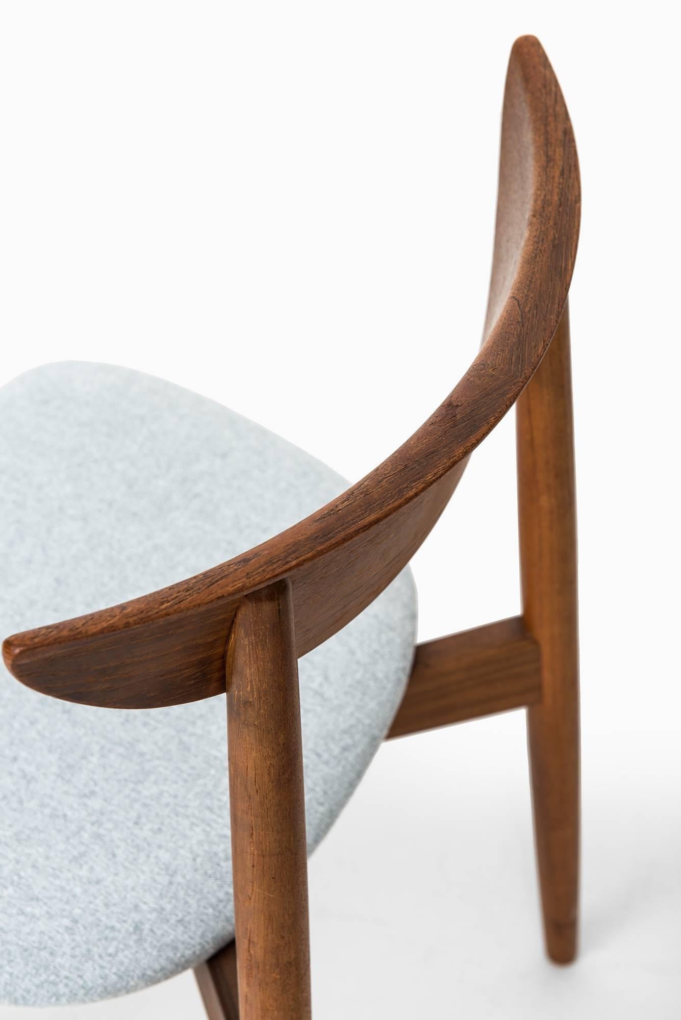 Fabric Harry Østergaard Dining Chairs by Randers Møbelfabrik in Denmark