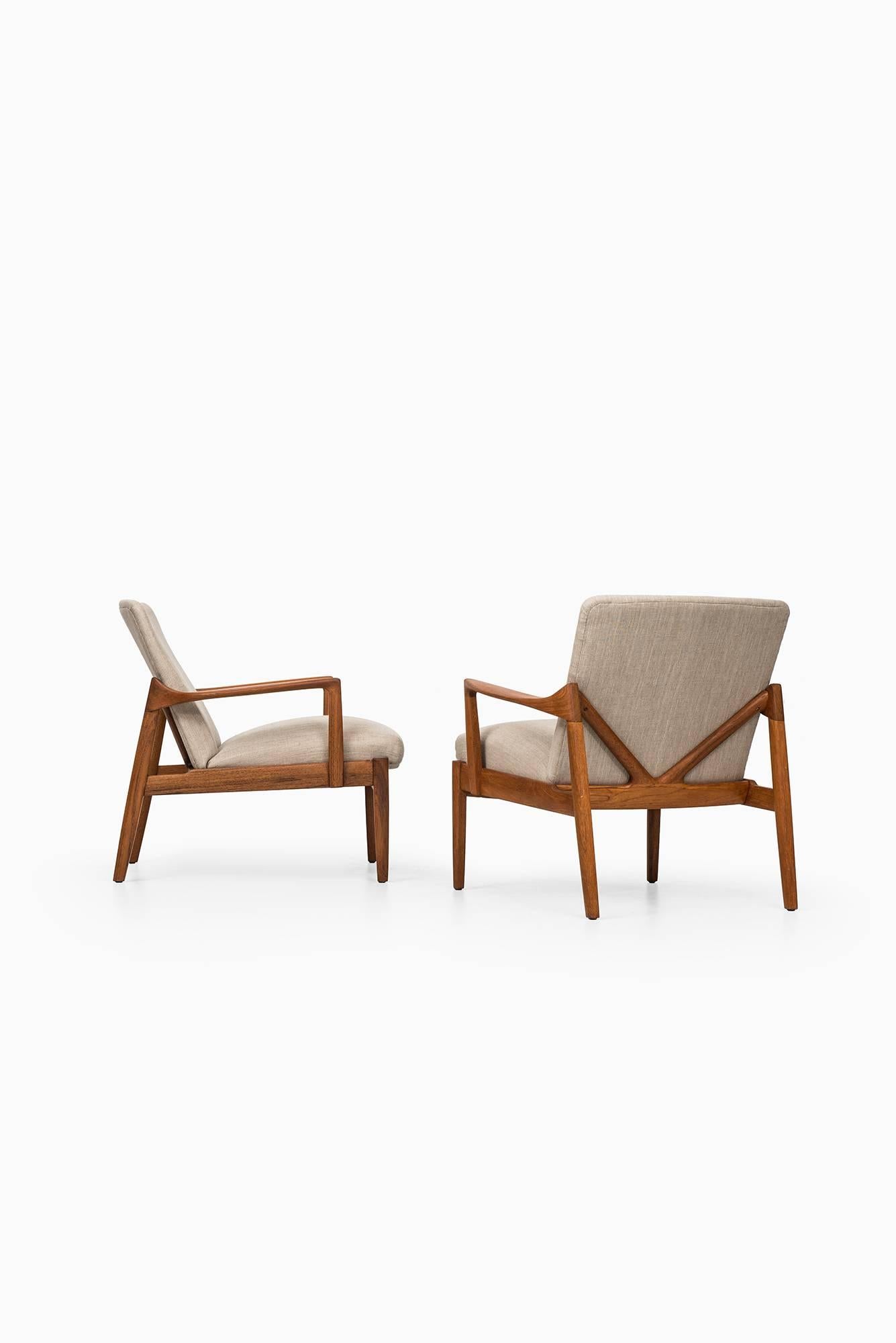 Tove & Edvard Kindt-Larsen Easy Chairs Model FD125 by France & Son in Denmark 2