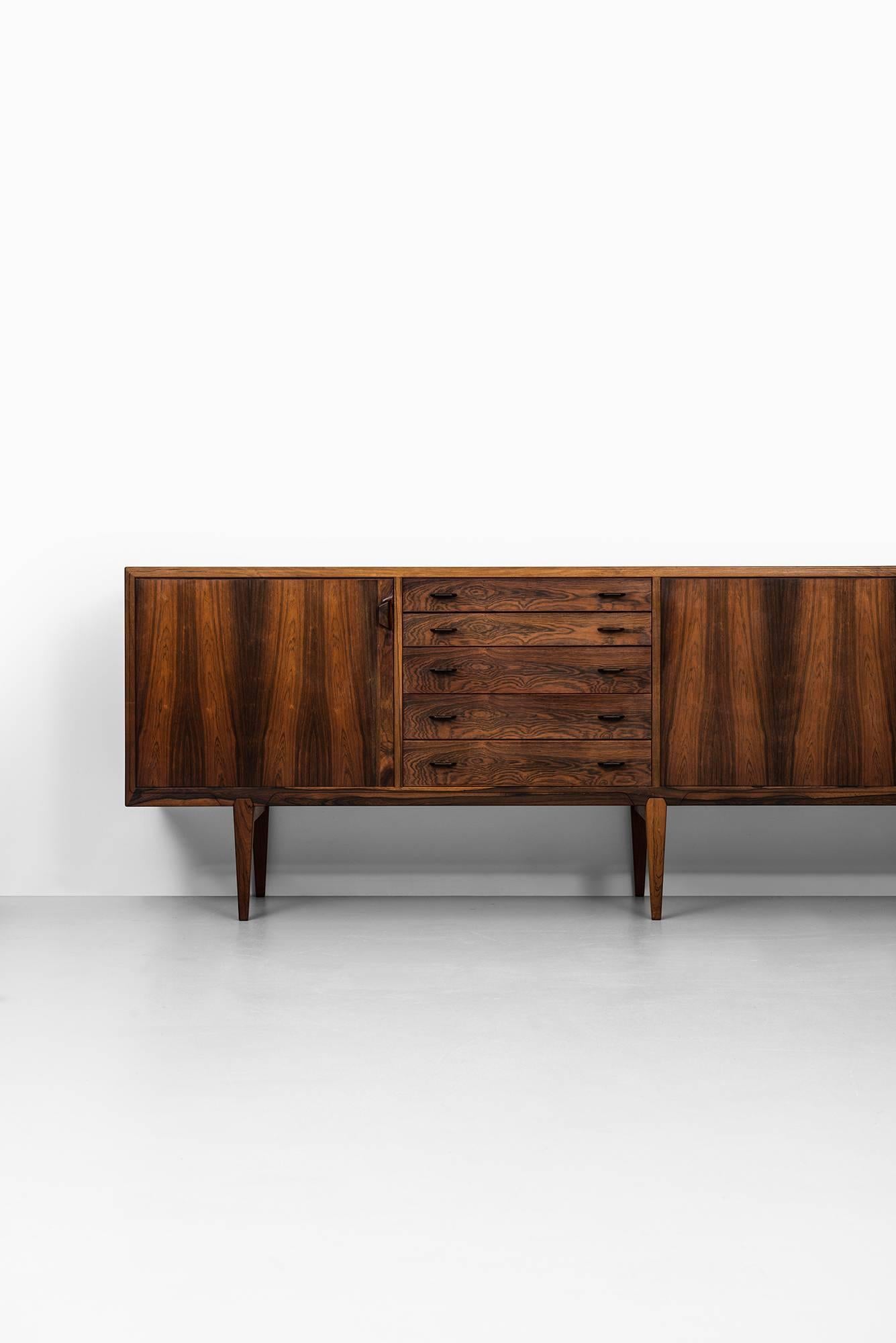 Very rare sideboard designed by Henry Rosengren Hansen. Produced by Brande møbelindustri in Denmark.