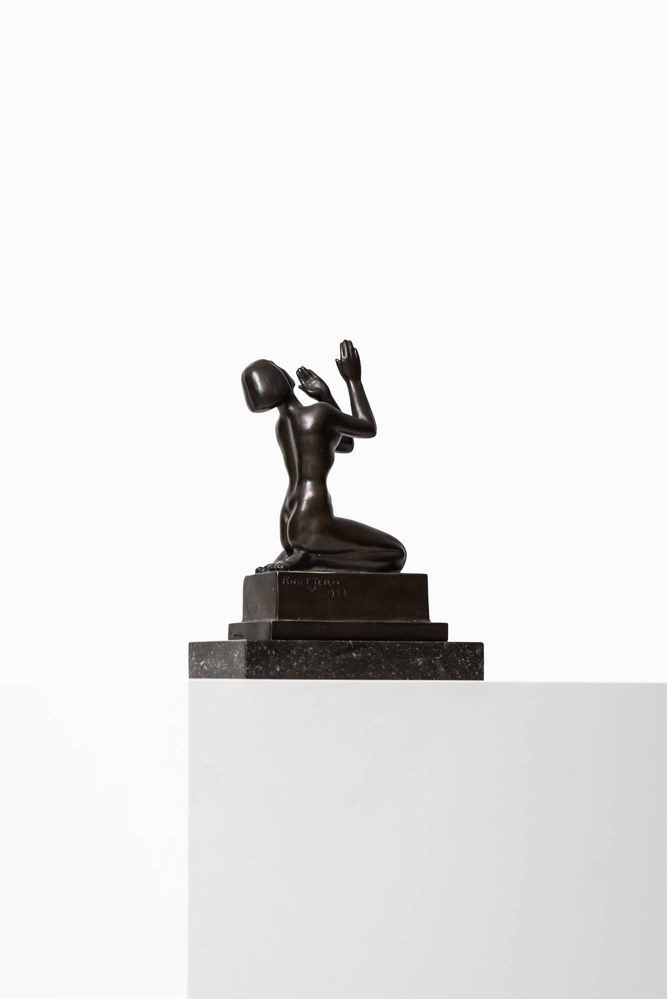 Sculpture de Knut Jern en bronze de la fonderie Otto Meyers en Suède Excellent état - En vente à Limhamn, Skåne län