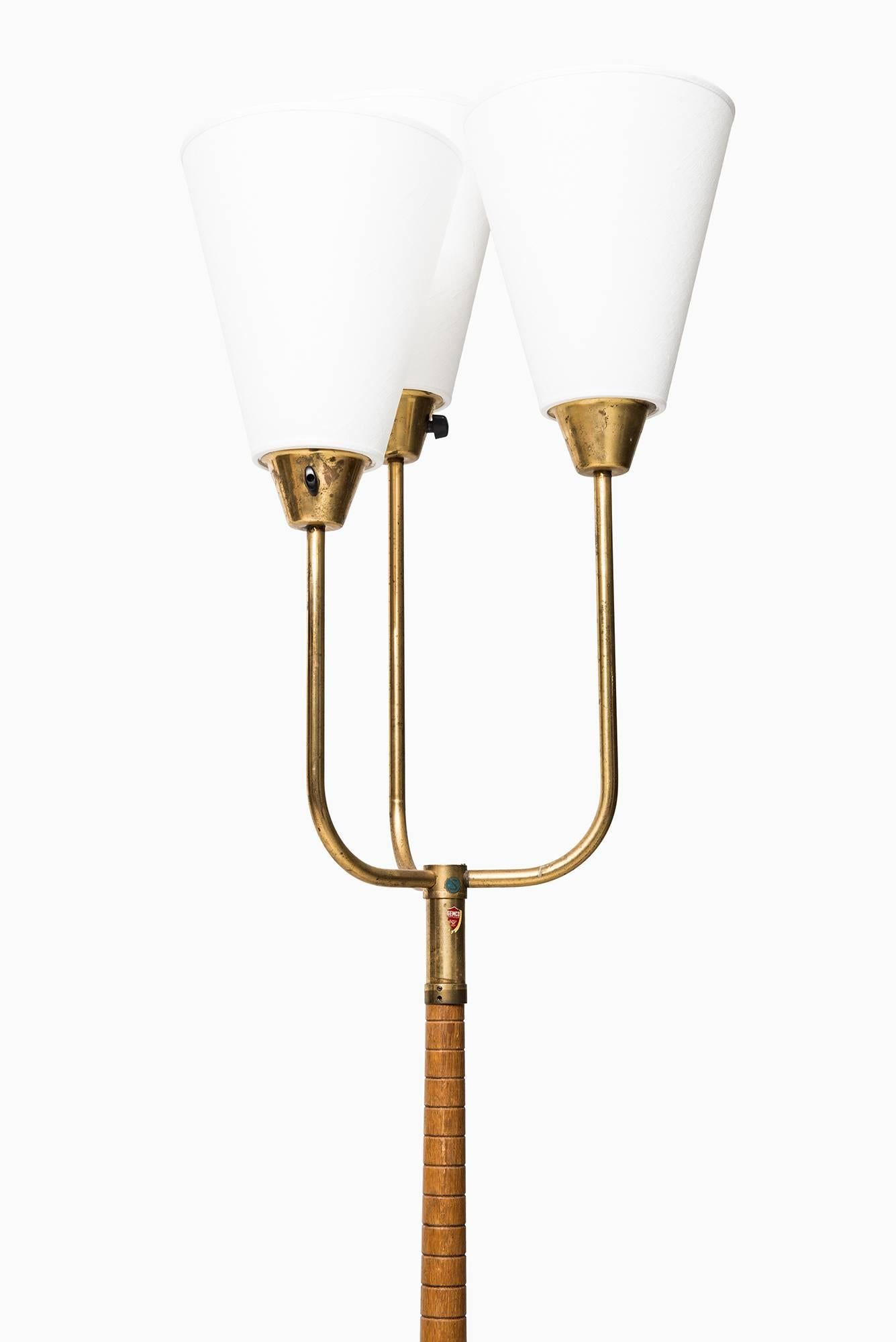 Mid-20th Century Midcentury Uplight with Three Arms Produced in Sweden