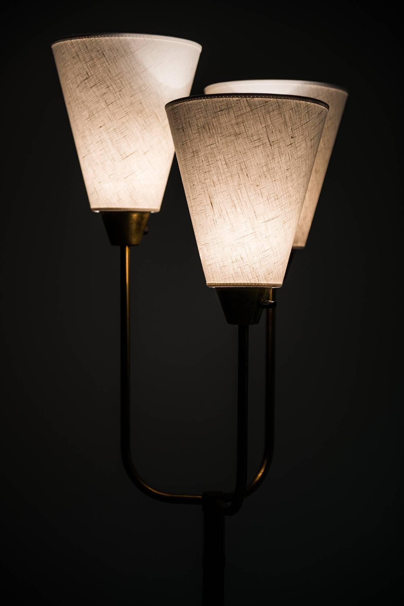 Midcentury Uplight with Three Arms Produced in Sweden 3