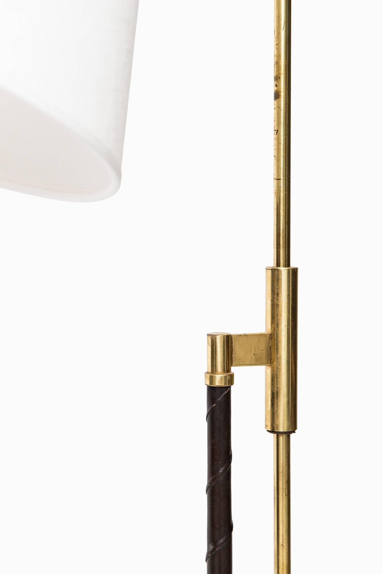 Scandinavian Modern Height Adjustable Floor Lamp Produced by Falkenbergs Belysnings in Sweden
