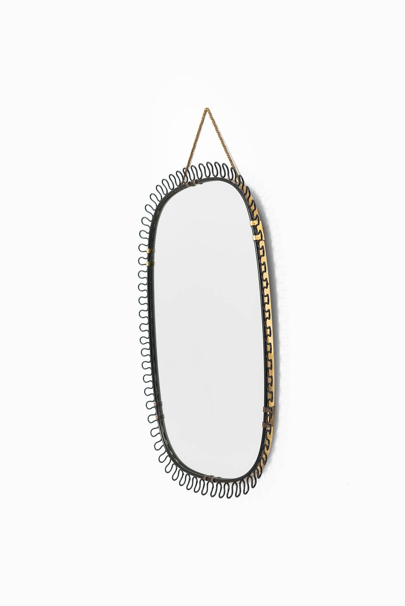 Swedish Mirror Designed by Josef Frank Produced by Svenskt Tenn in Sweden