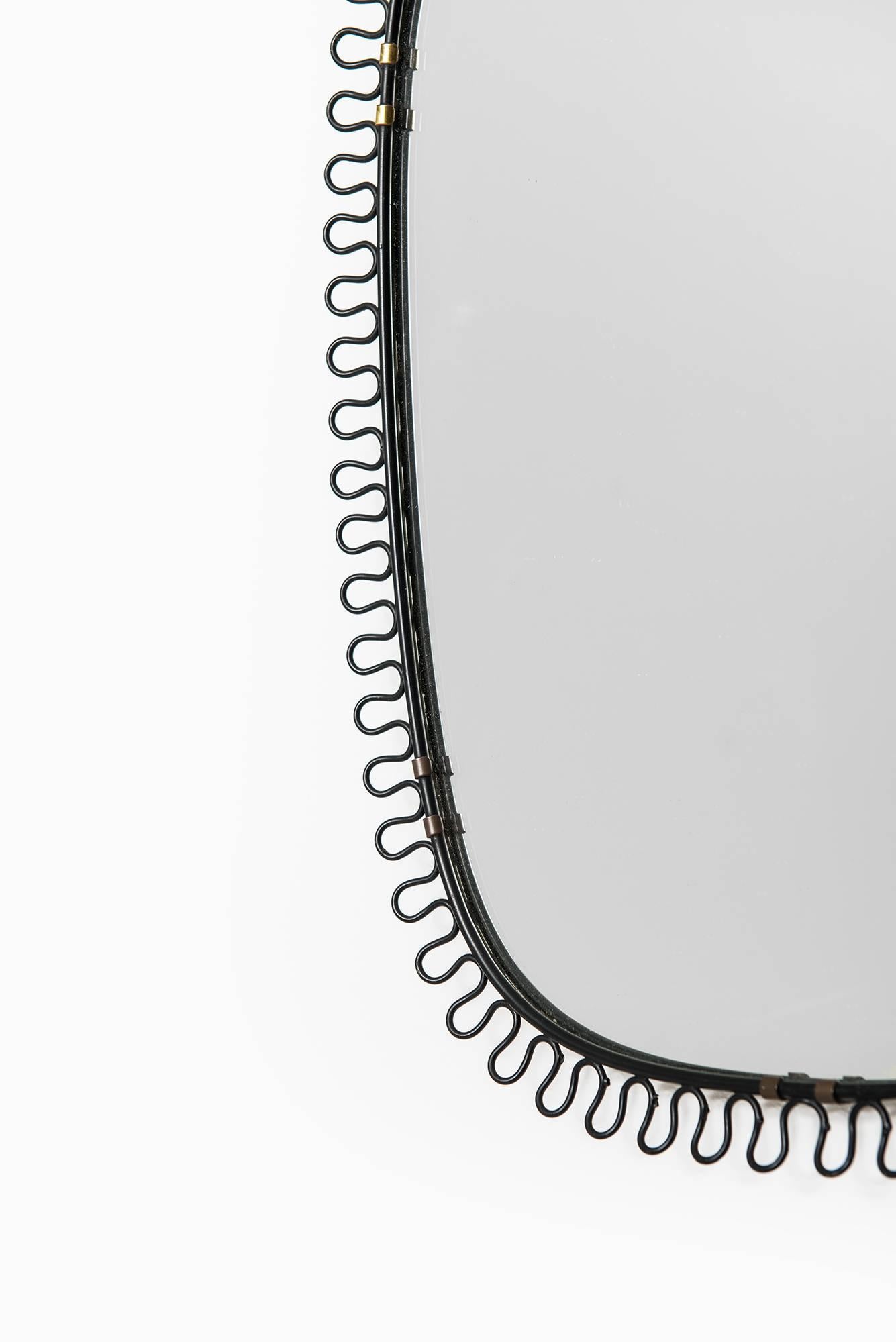 Scandinavian Modern Mirror Designed by Josef Frank Produced by Svenskt Tenn in Sweden
