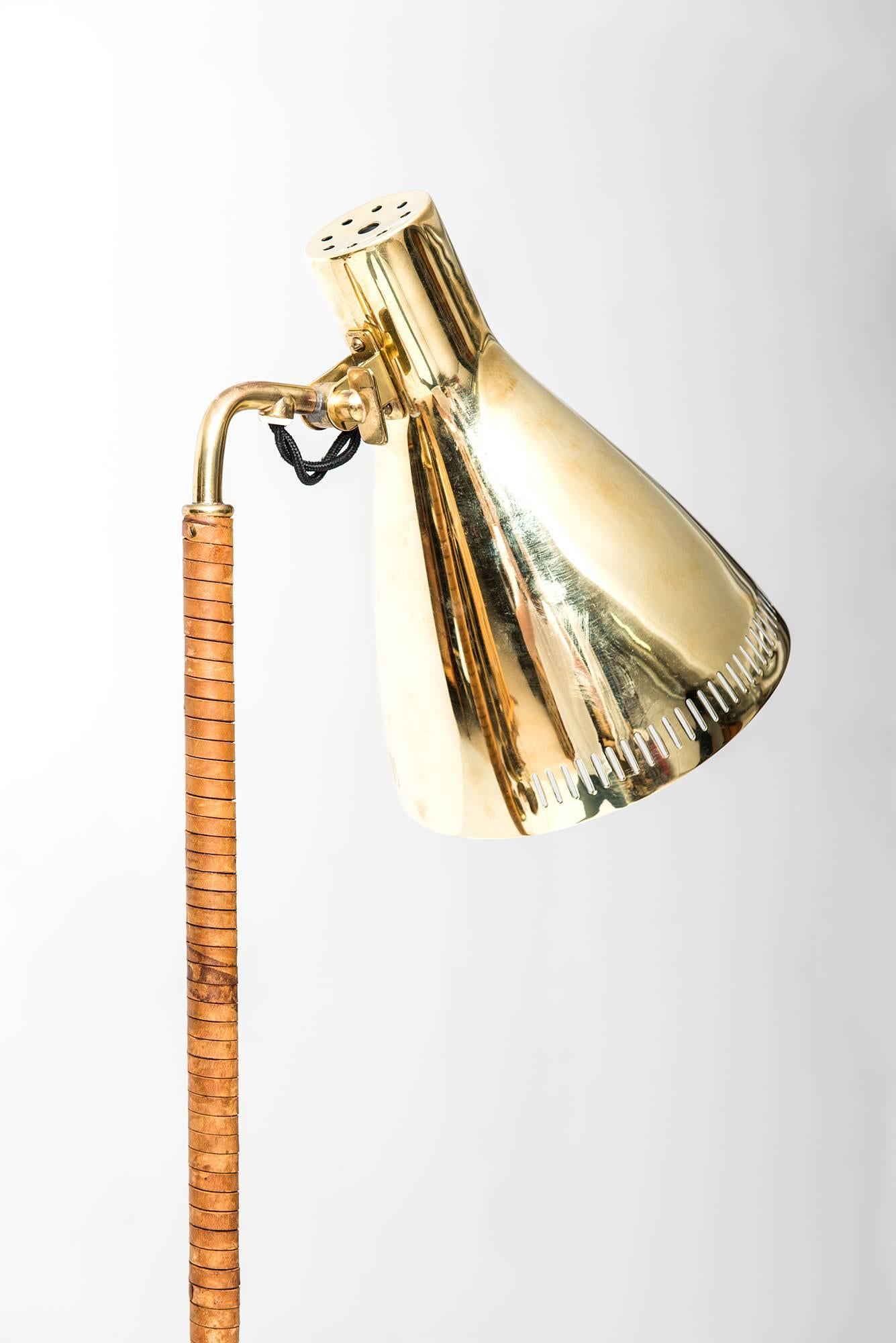 Brass Paavo Tynell Table Lamp Model 9224 by Taito Oy in Finland
