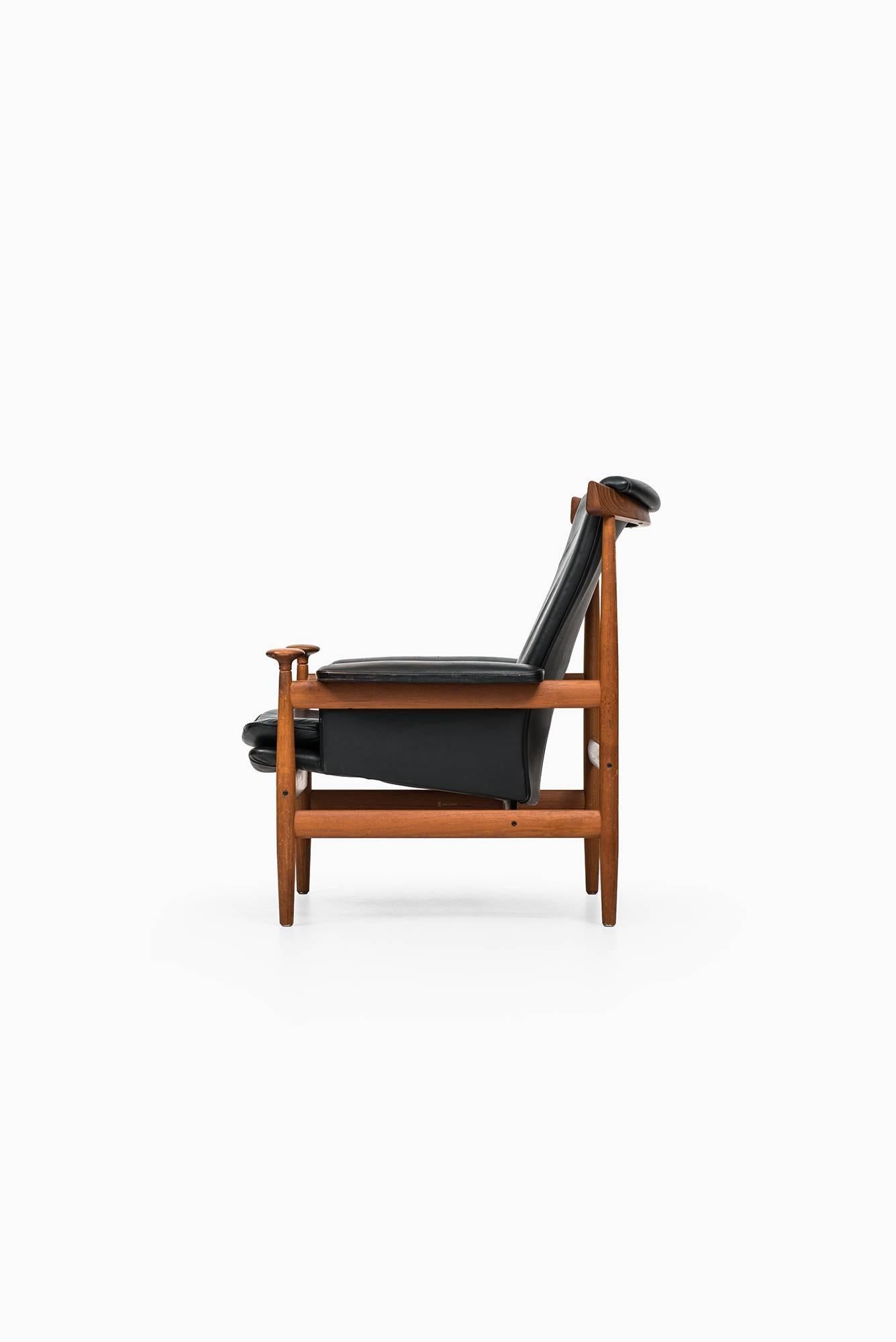 Rare easy chair model Bwana designed by Finn Juhl. Produced by France & Daverkosen in Denmark.