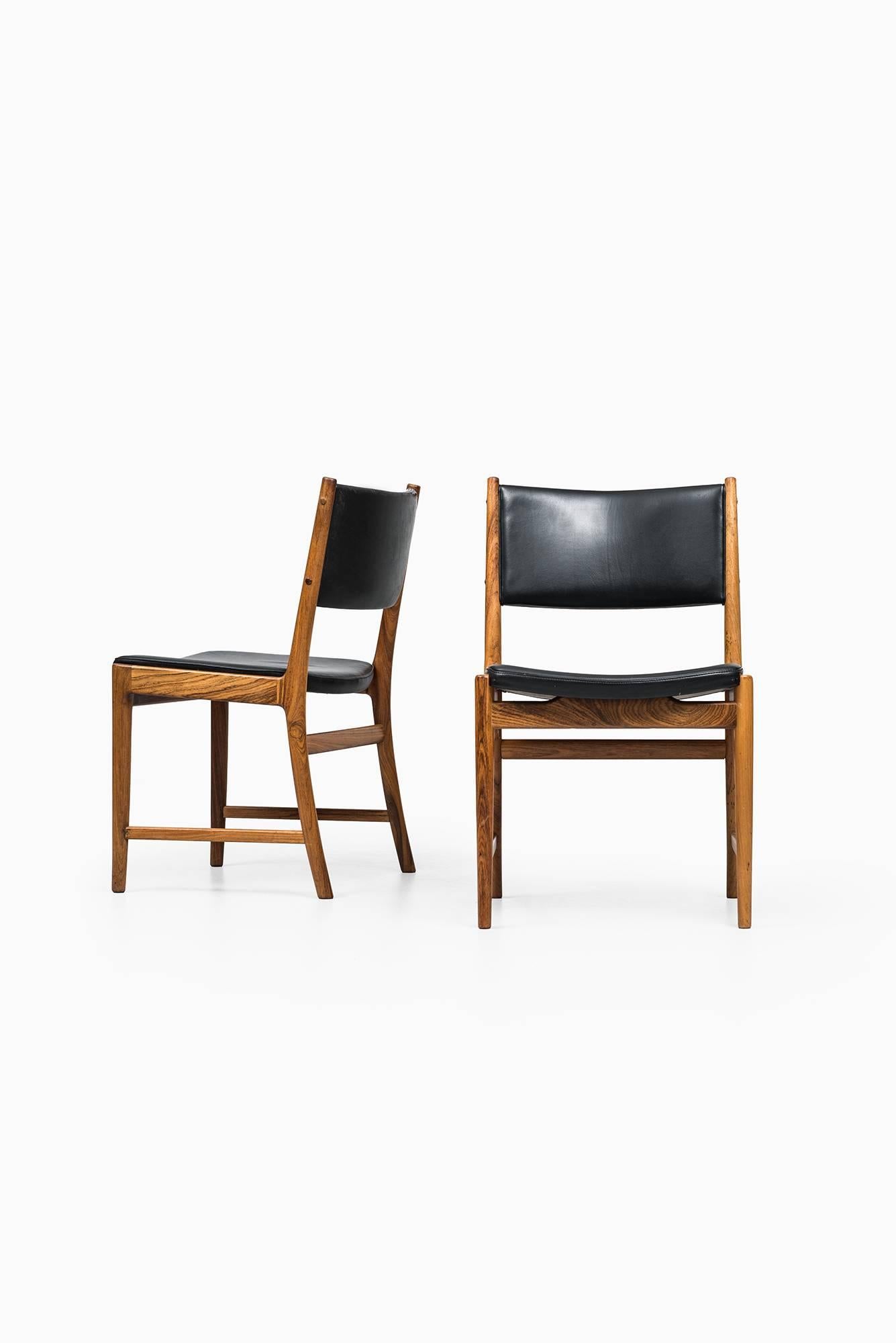 Danish Dining Chairs Designed by Kai Lyngfeldt Larsen Produced by Søren Willadsen