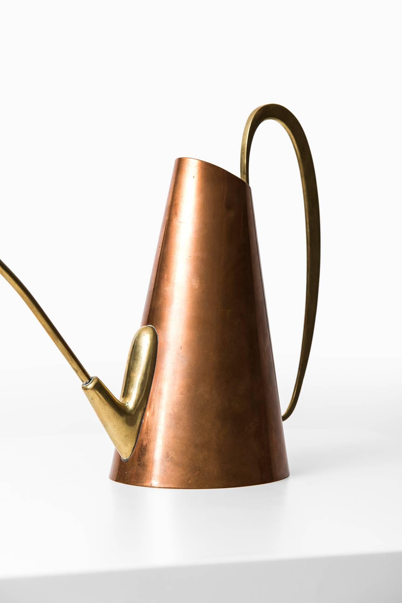 Mid-Century Modern Carl Auböck Watering Can in Copper and Brass