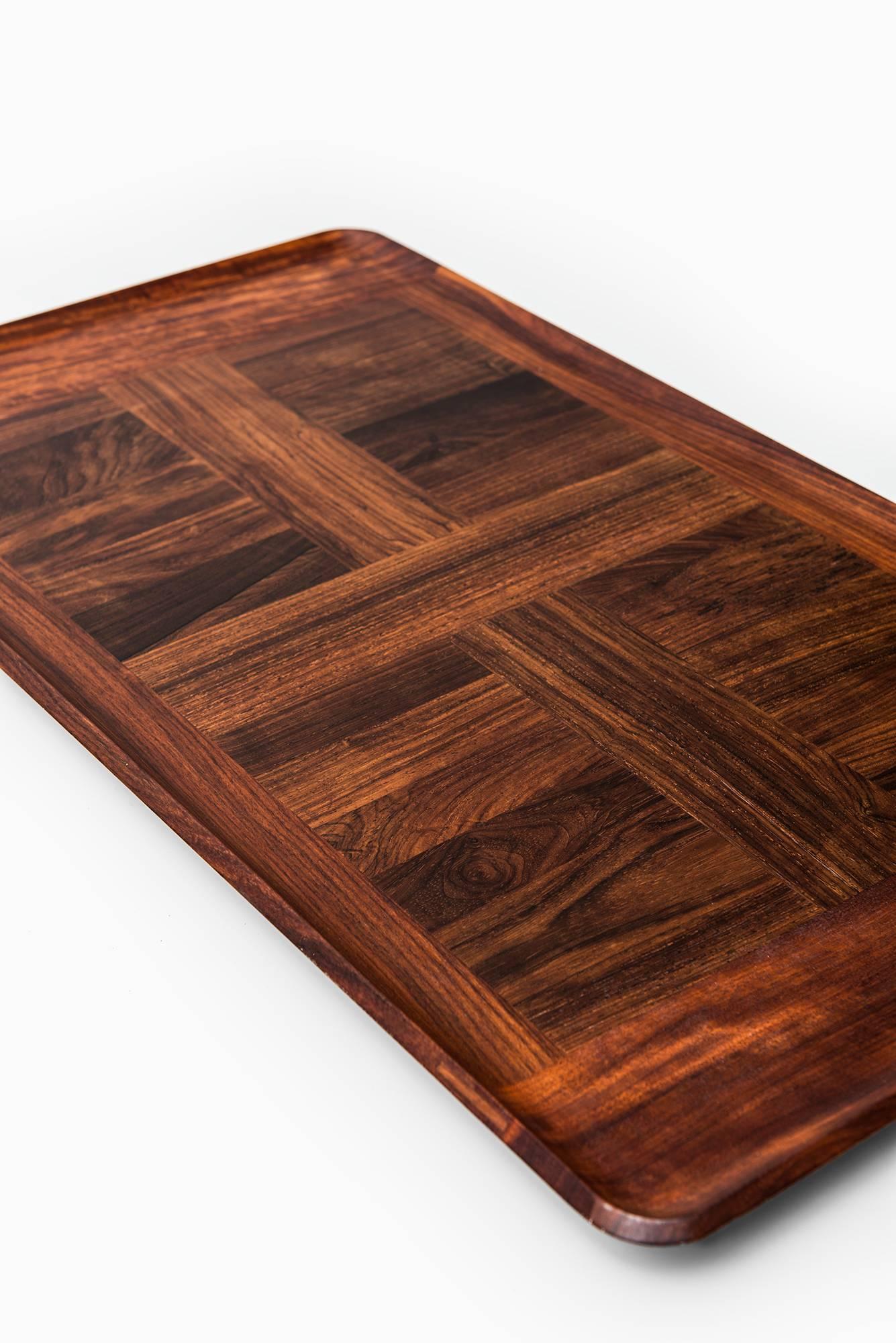 Mid-20th Century Jens Quistgaard Large Tray in Cocobolo by Dansk in Denmark