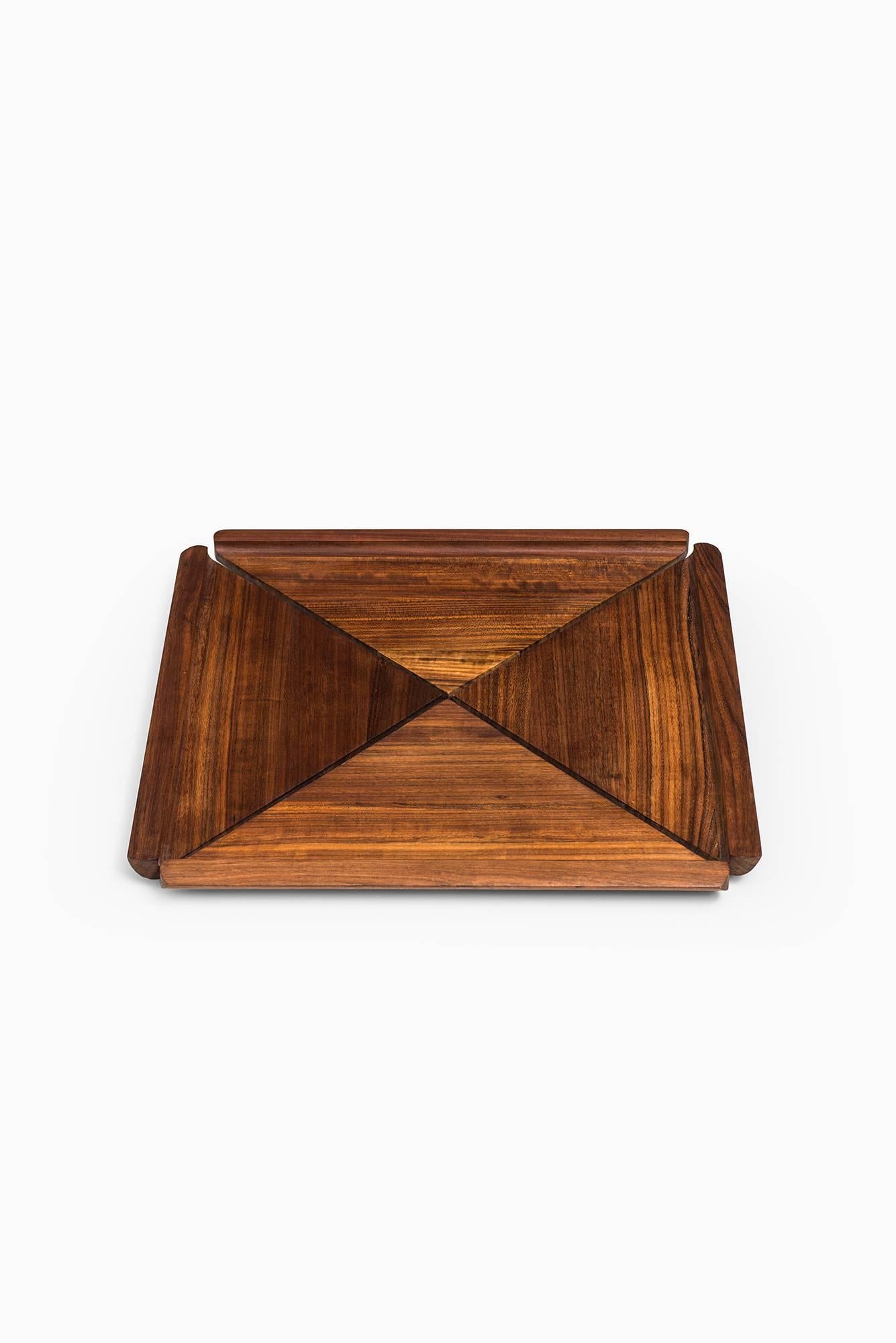 Other Jens Quistgaard Large Tray in Mutenye and Produced by Dansk in Denmark