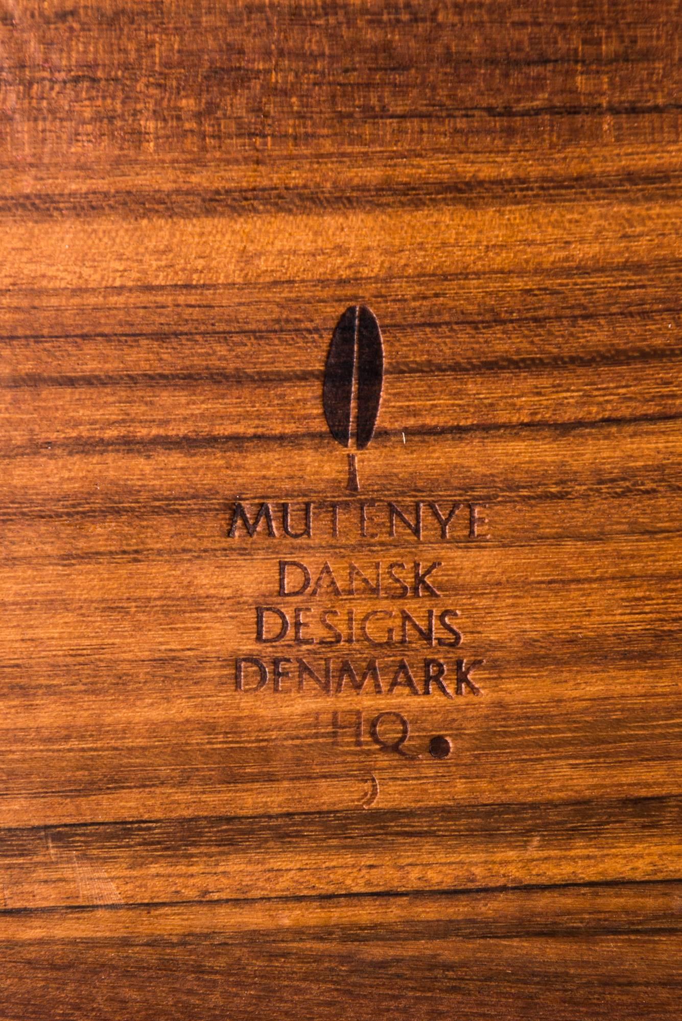 Jens Quistgaard Large Tray in Mutenye and Produced by Dansk in Denmark 1