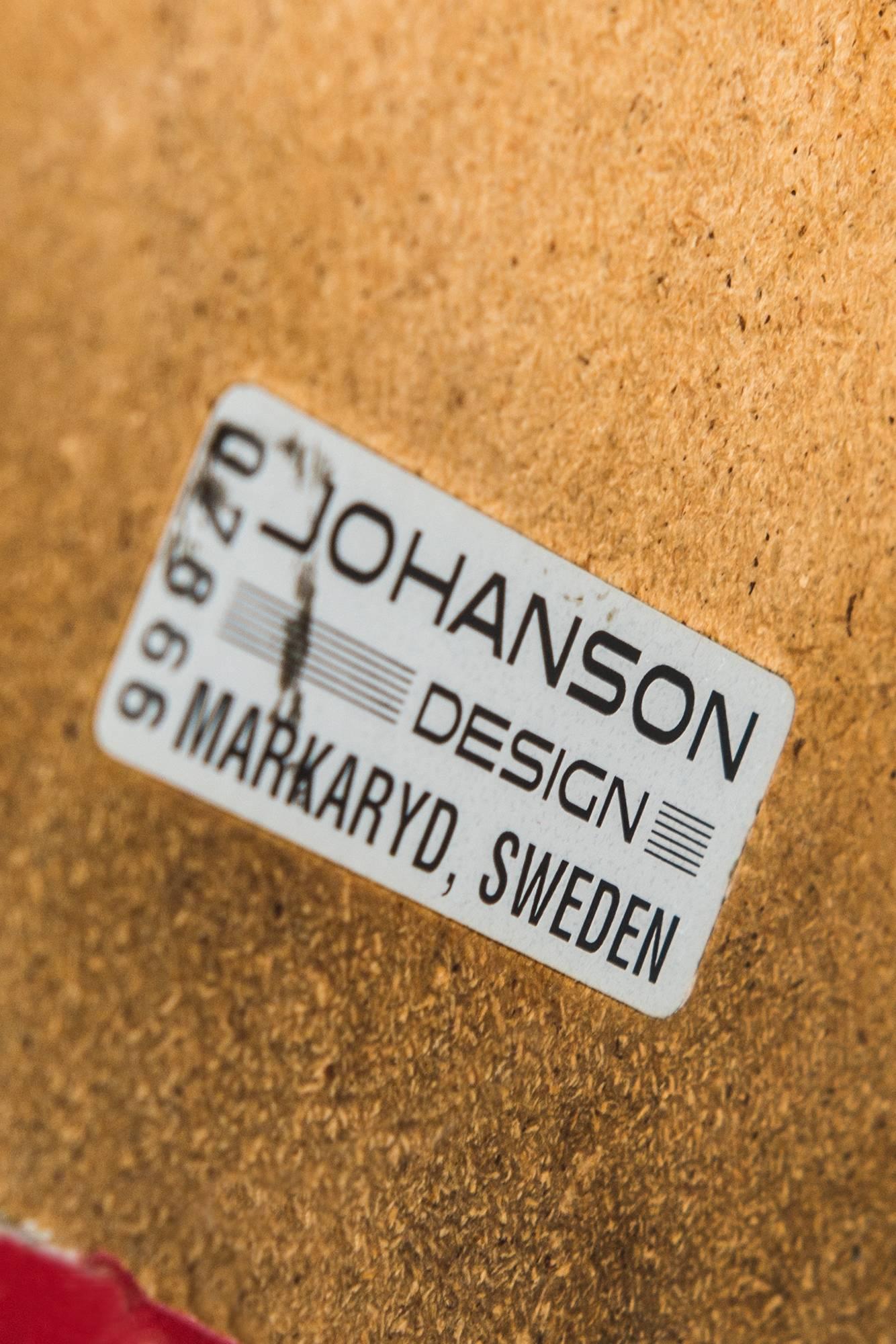 Mid-20th Century Börje Johansson Bar Stools by Johansson Design in Sweden