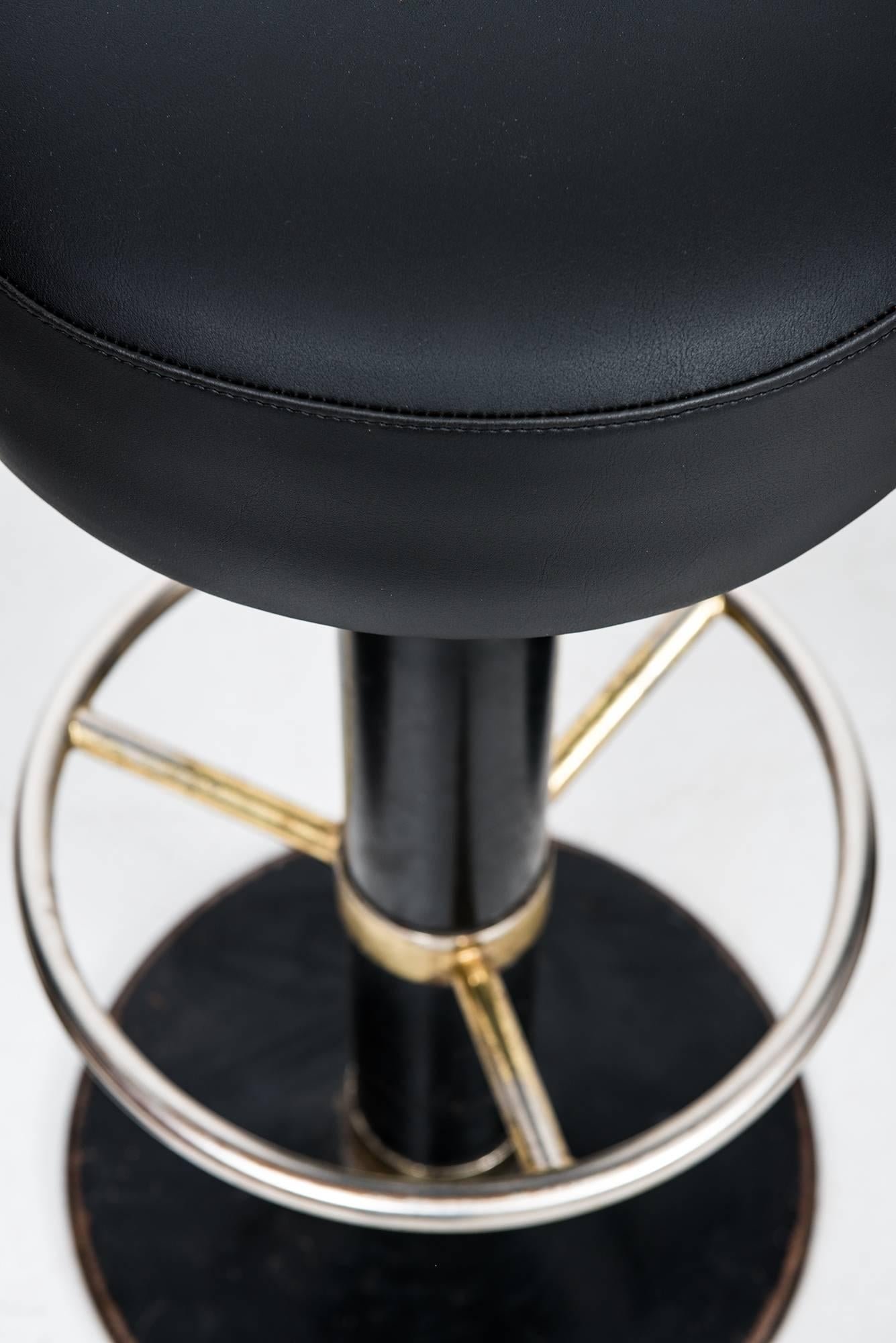 Scandinavian Modern Bar Stool Designed by Börje Johansson and Pproduced by Johansson Design in Swede