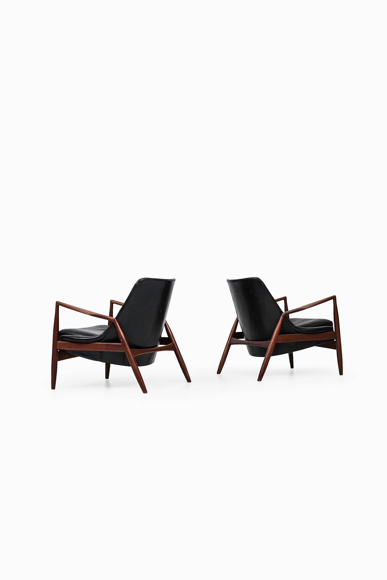 Mid-20th Century Ib Kofod-Larsen Seal Easy Chairs by OPE in Sweden