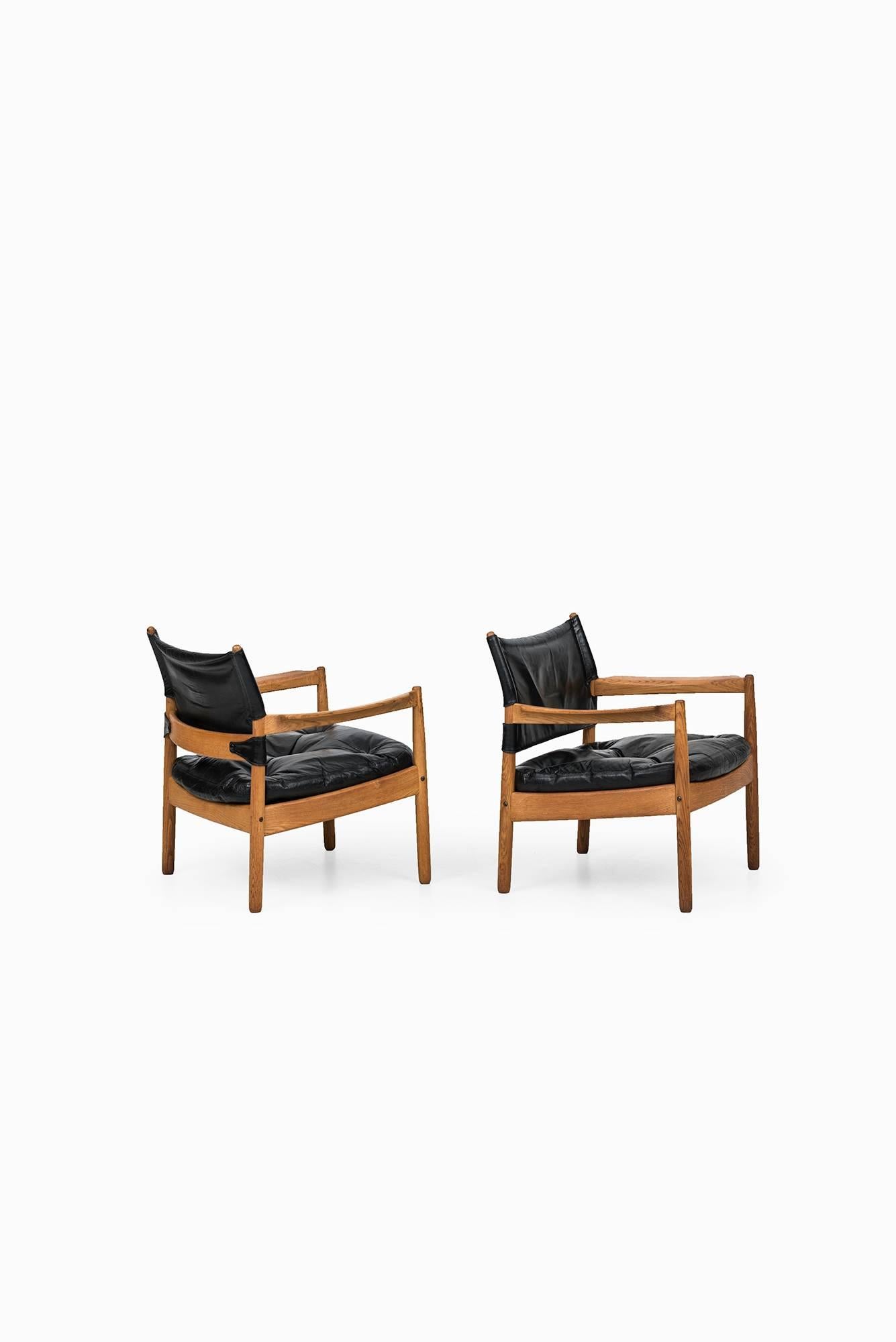 Mid-20th Century Gunnar Myrstrand Easy Chairs by Källemo in Sweden