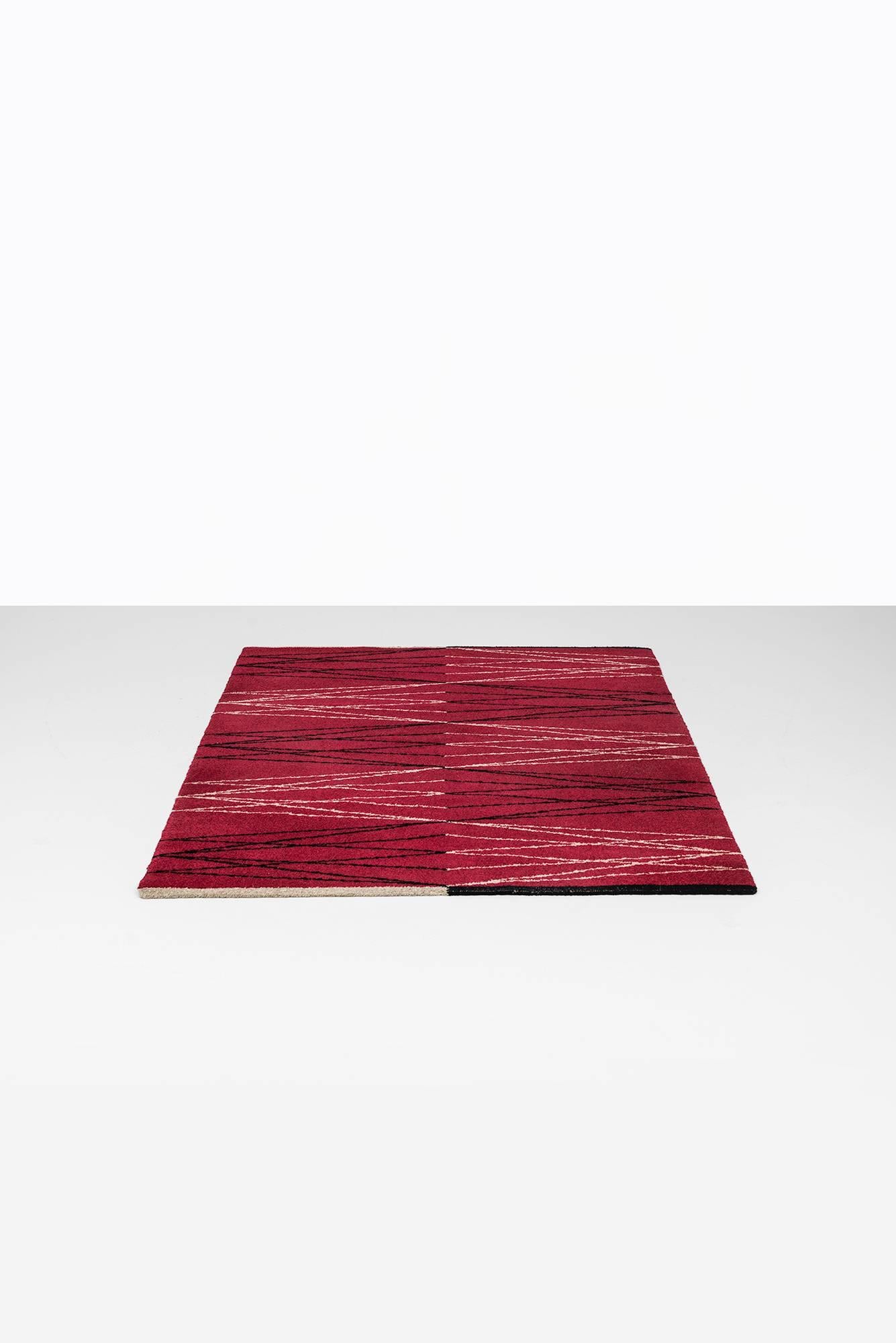 Mid-Century Modern Aina Kånge Carpet Model Bruzaholm by Tabergs Yllefabrik in Sweden
