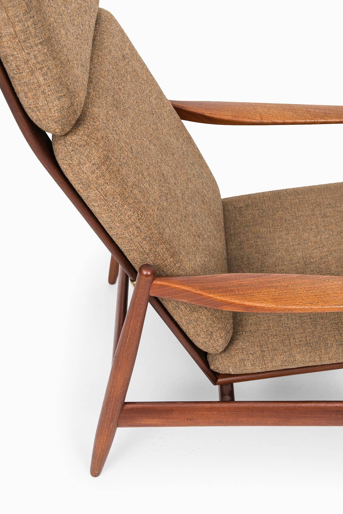 Mid-20th Century Poul Volther Easy Chair Model 340 by Frem Røjle in Denmark