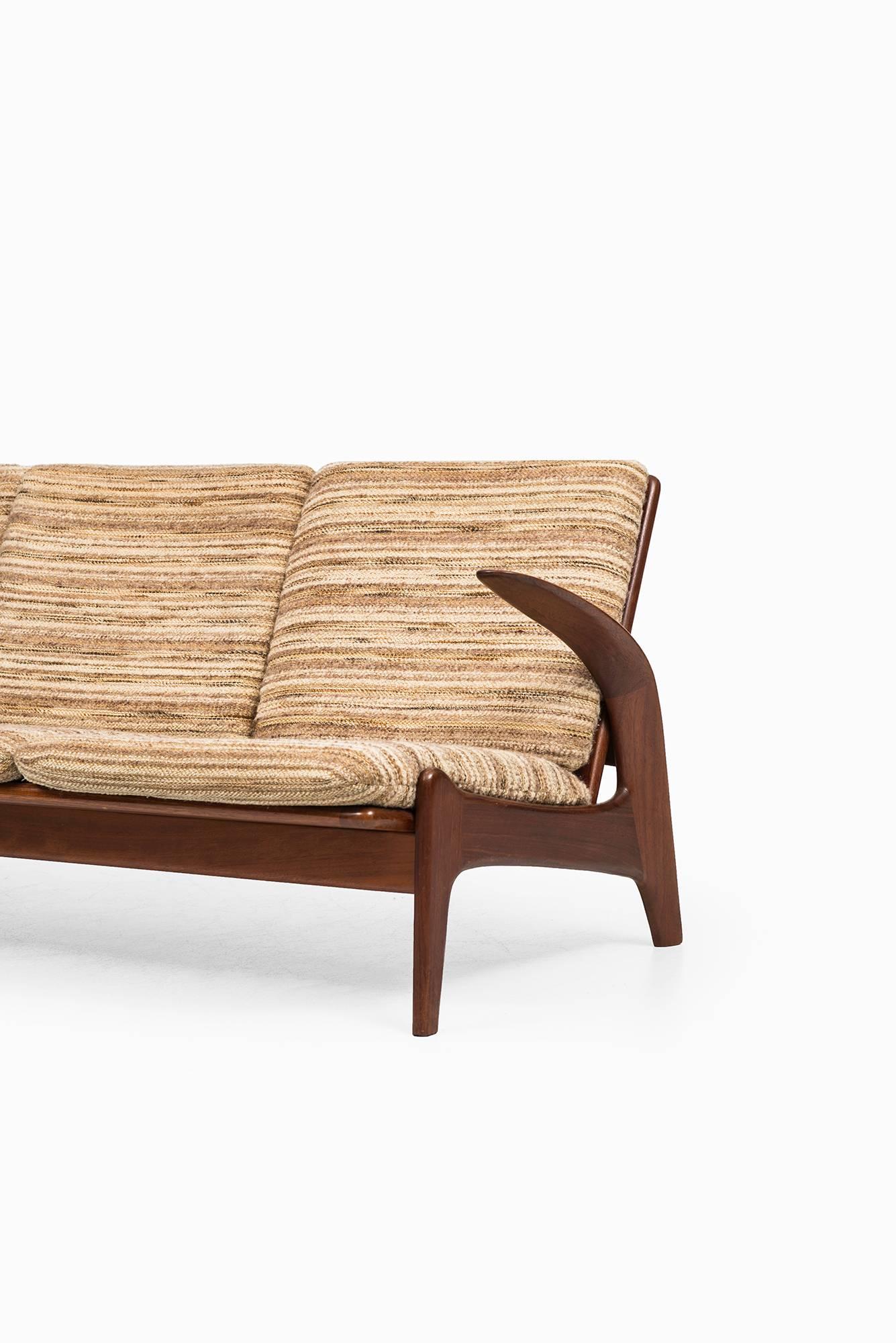 Rare sofa designed by Rolf Rastad & Adolf Relling. Produced by Arnestad Bruk in Norway.