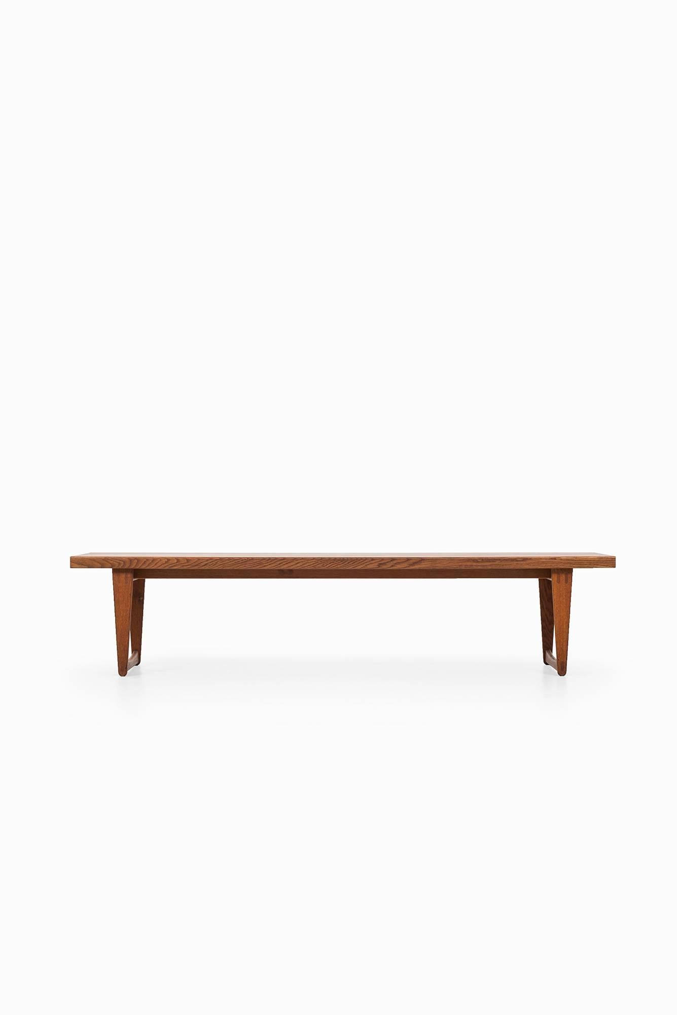 Rare coffee table / side table / bench designed by Yngve Ekström. Produced by Westbergs in Tranås, Sweden.