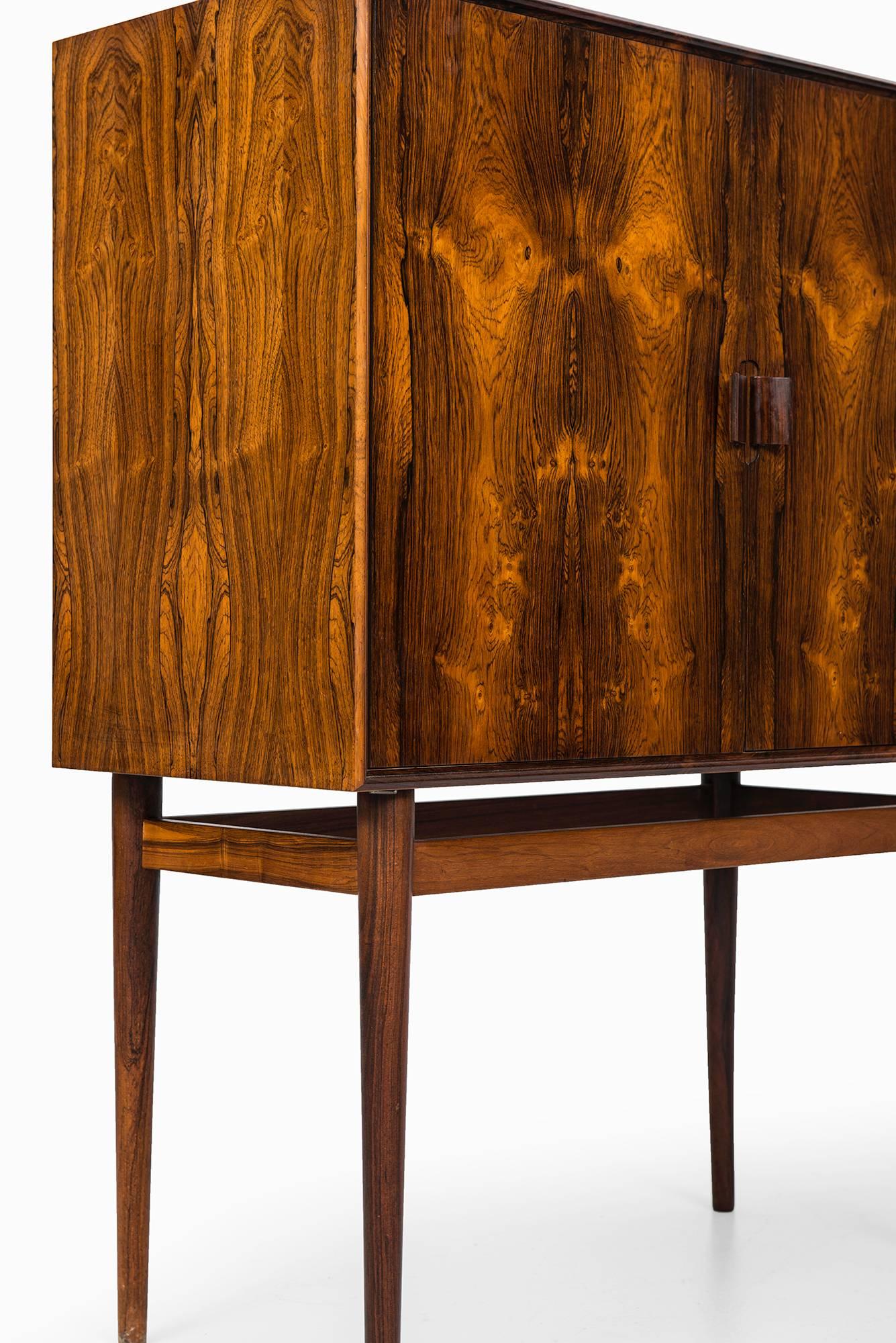 Mid-20th Century Helge Vestergaard-Jensen bar cabinet model 63 by Jason møbler in Denmark