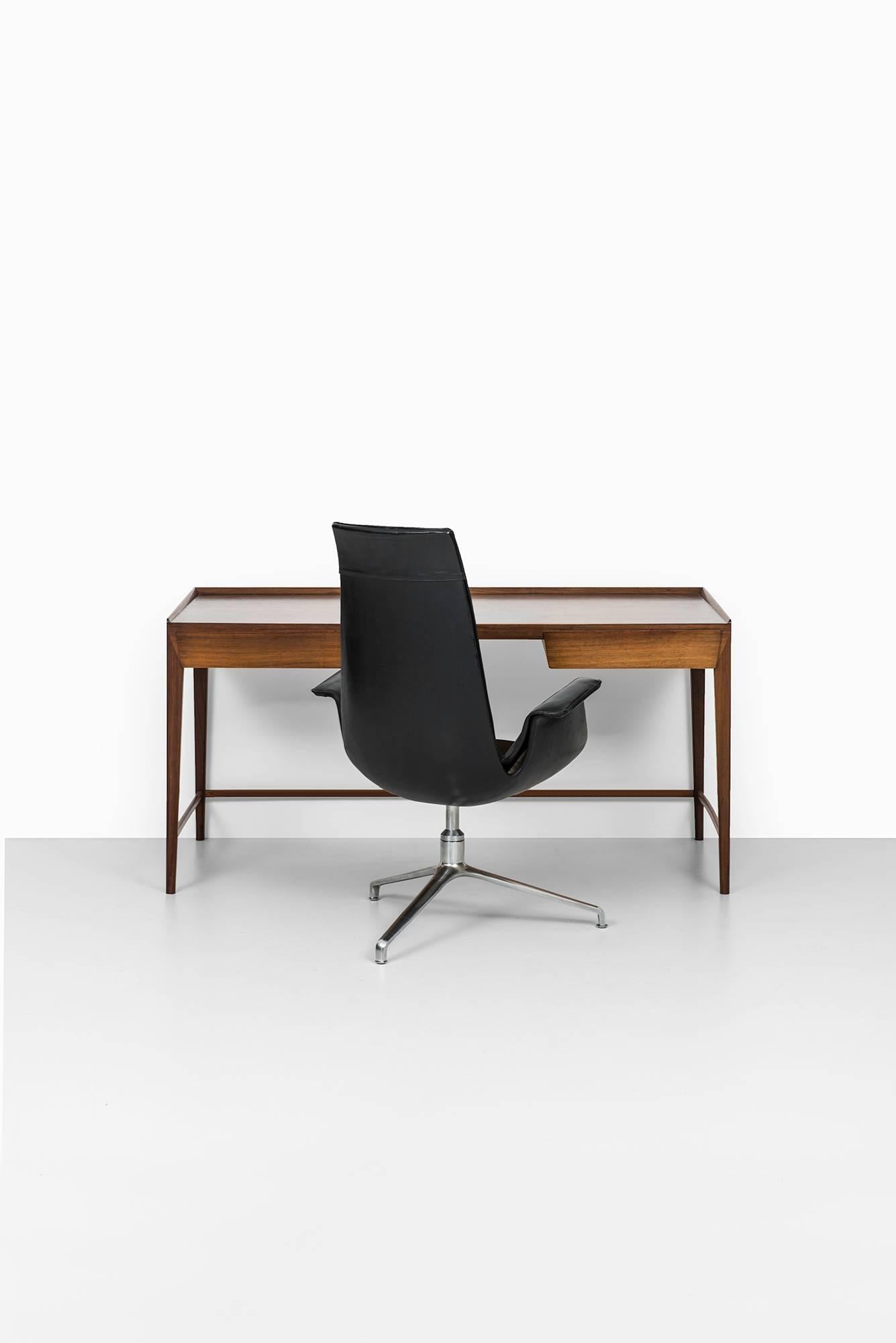 Frode Holm desk in rosewood by Illums Bolighus in Denmark 2