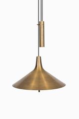 Pair of Height-Adjustable Ceiling Lamps Produced in Denmark