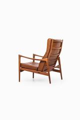 Ib Kofod-Larsen Easy Chair Örenäs avec tabouret Siesta by OPE in Sweden