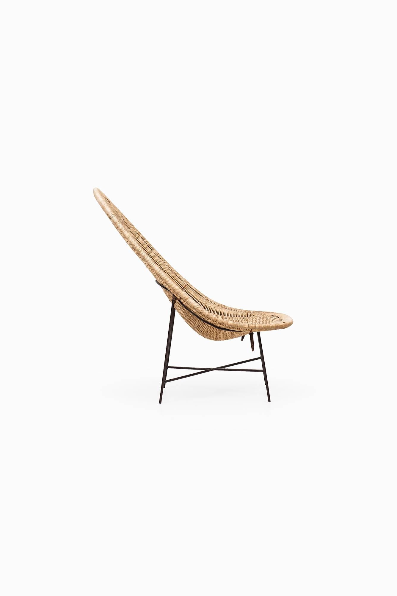 Leather Kerstin Hörlin-Holmquist Easy Chairs Model Stora Kraal