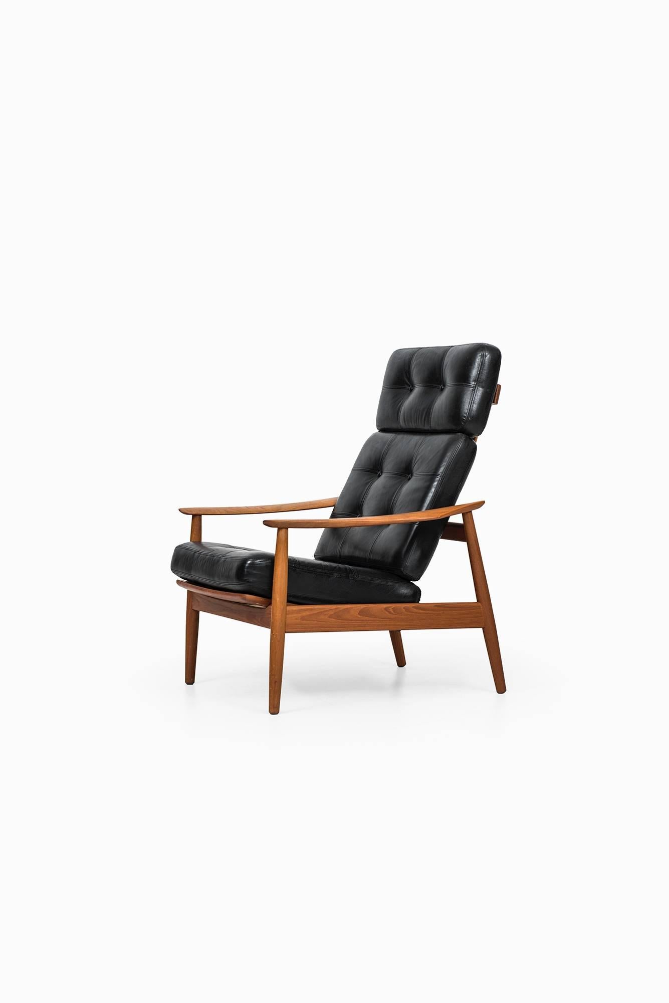 Danish Arne Vodder Reclining Chair Model FD-164 by Cado in Denmark