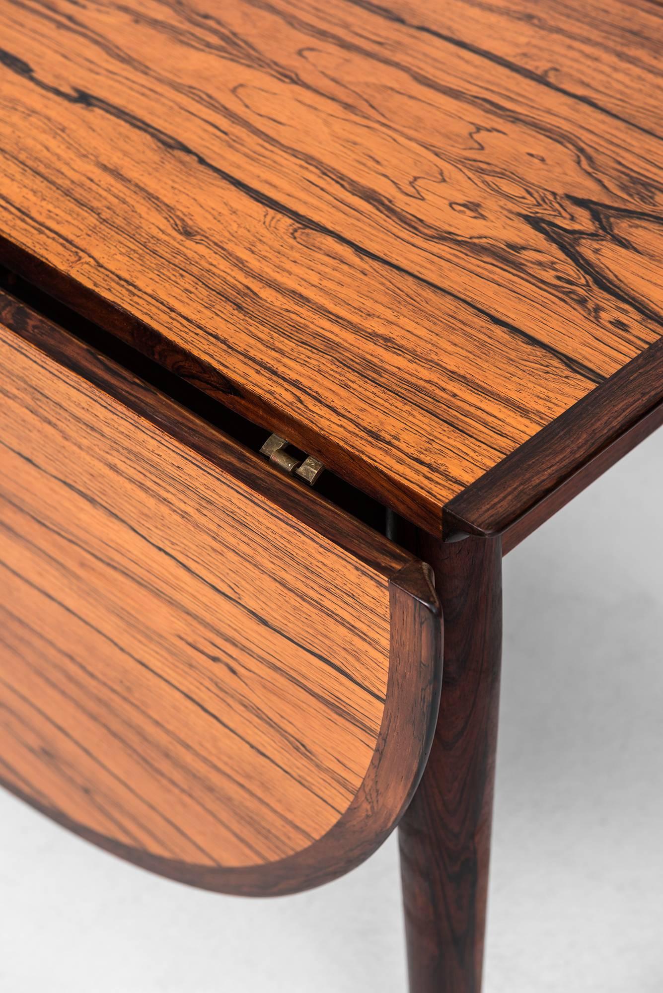 Brass Arne Vodder Dining Table Model 227 by Sibast in Denmark