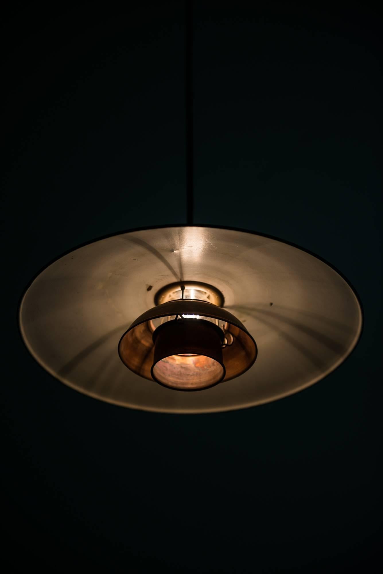Poul Henningsen Ceiling Lamp PH-2 in Copper by Louis Poulsen in Denmark 1