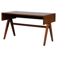 V-leg Student desk by Pierre Jeanneret, ca.1960