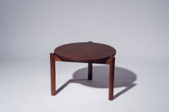Tavolino rotondo di Pierre Jeanneret per Chandigarh, India, 1965-66 circa