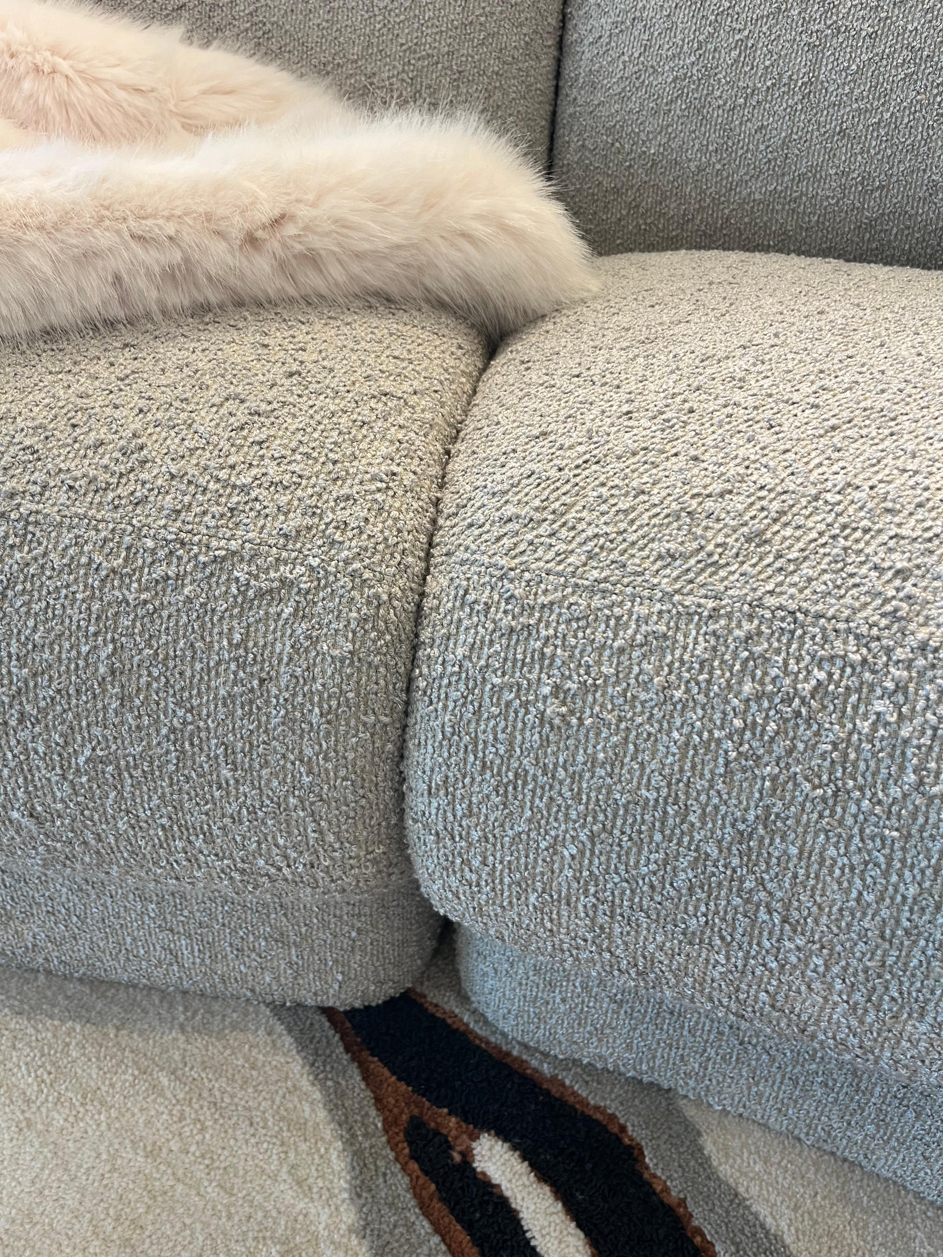 Contemporary Thayer Coggin Sit Tight Sectional Sofa Fully Upholstered by Milo Baughman For Sale