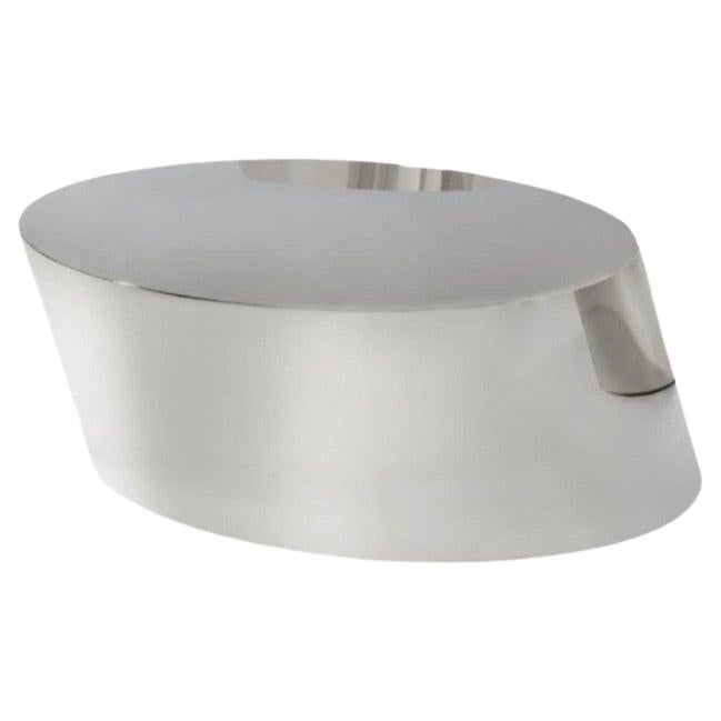 Thayer Coggin Pisa Chrome Coffee Table For Sale
