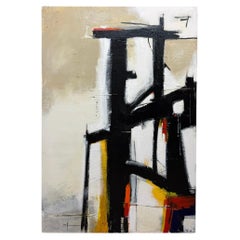 Yamil O. Cardenas: Mehrfarbiges abstraktes Gemälde in Acryl auf Leinwand