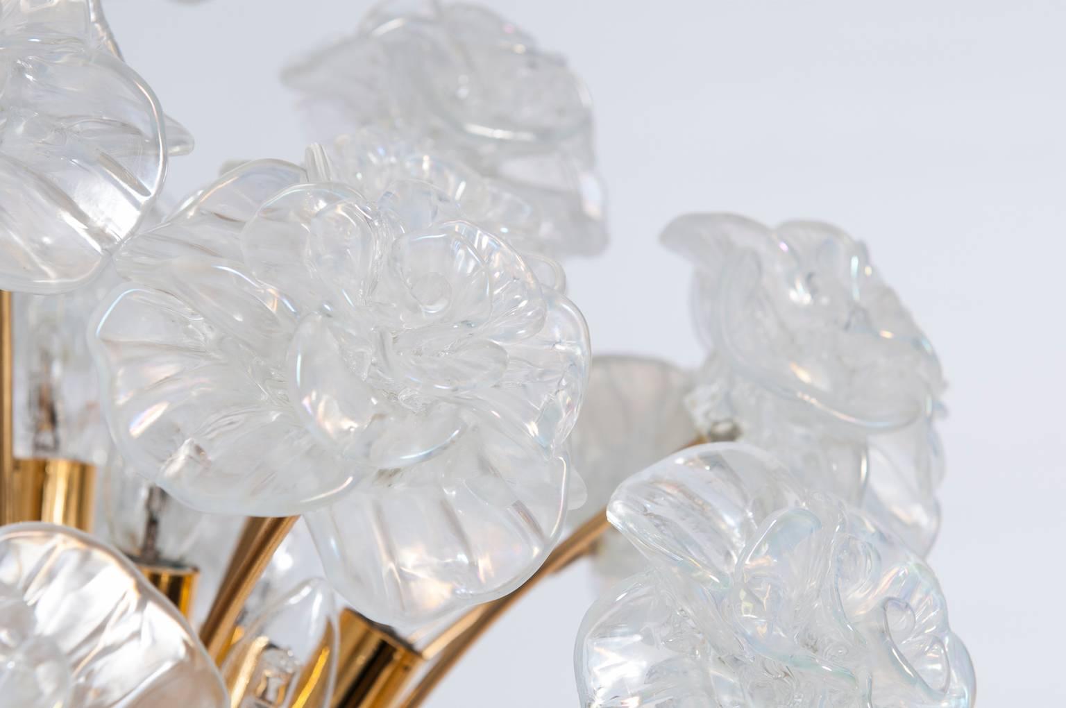 Italian Murano Glass Floor Lamp, Attributed to Fendi, circa 1980s 3