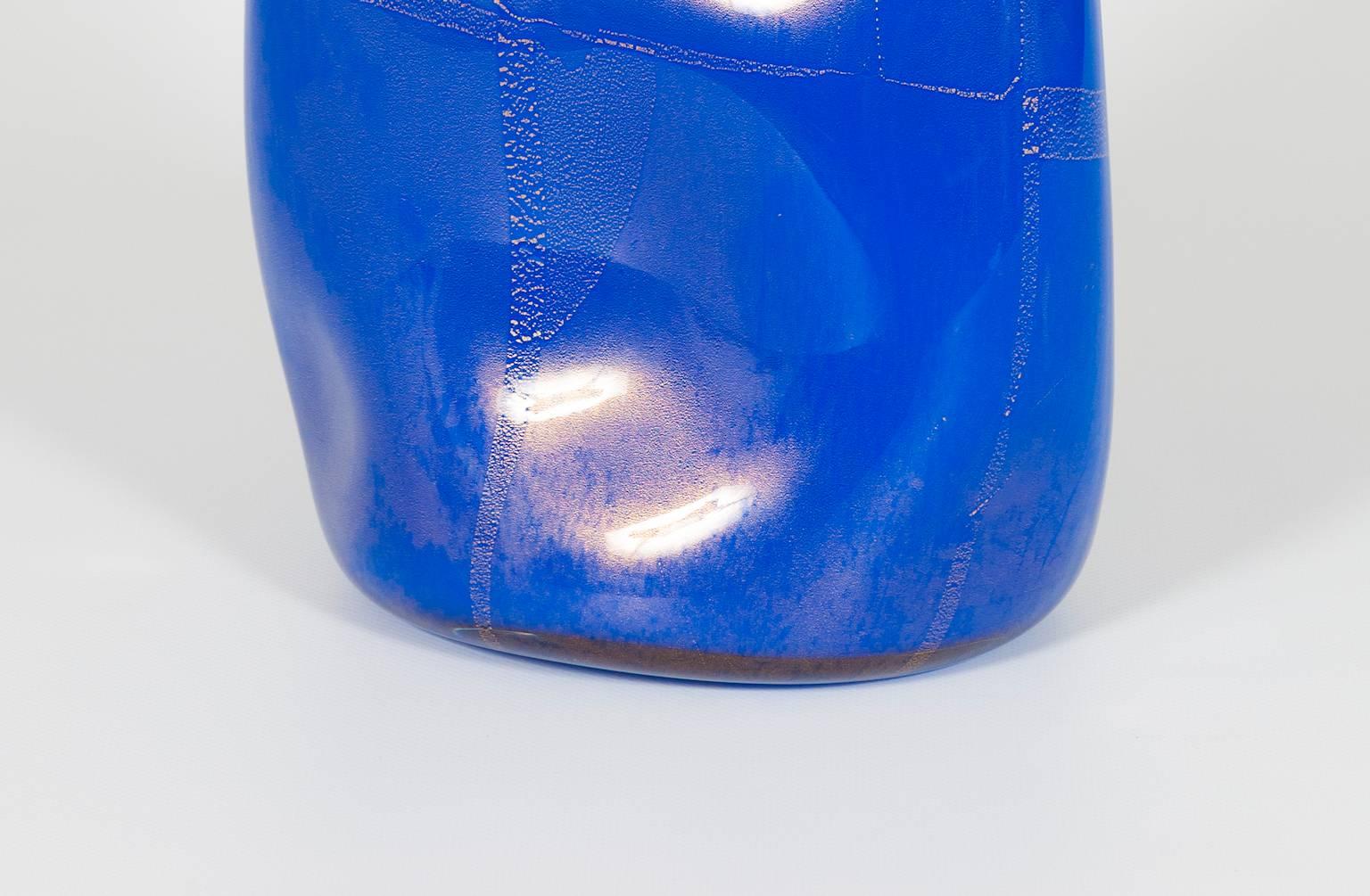 Mid-Century Modern Italian Vase in Murano Glass 