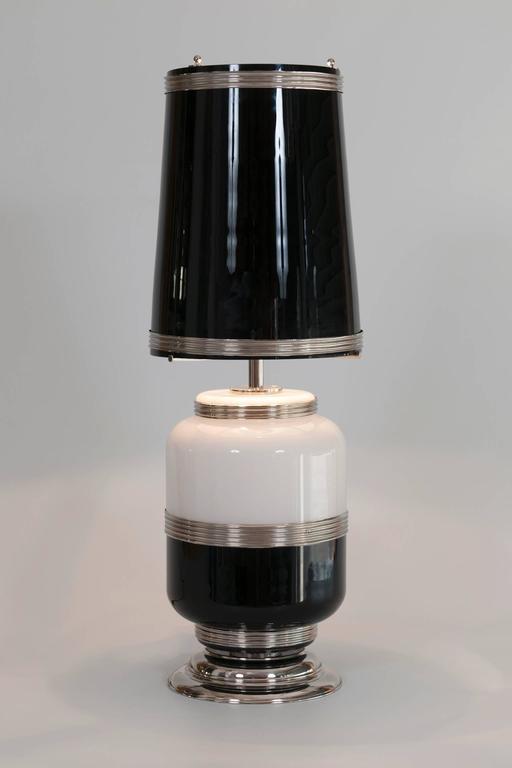 Pair of Italian Venetian Murano Glass Table Lamps circa, 1960s For Sale 3