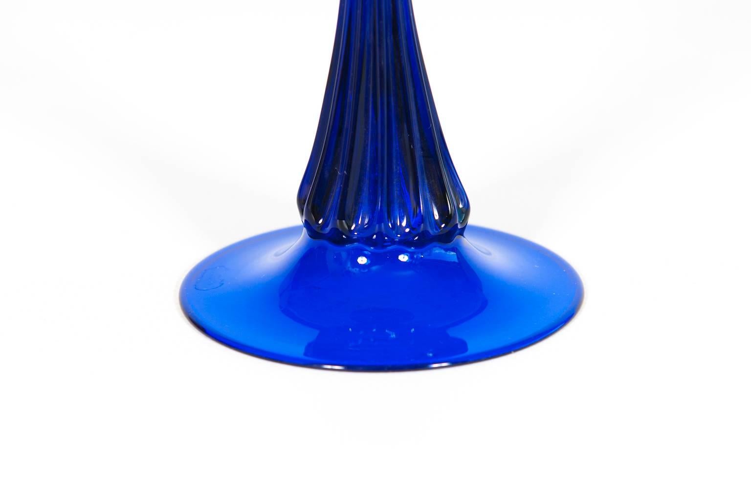 murano glass goblet