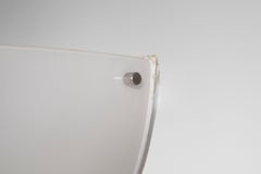 Pair of Italian Murano Glass Wall Sconces, Milk White, 1970s