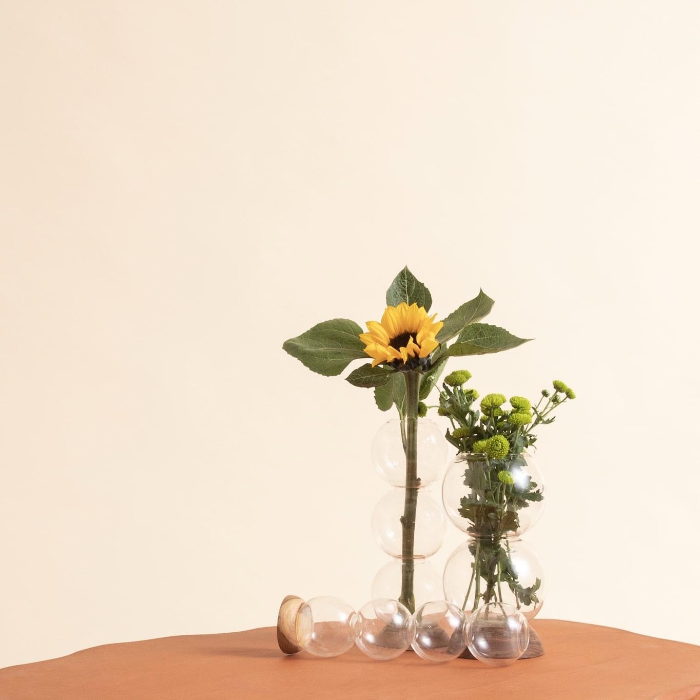 Contemporary Ball Pack Vase - Set of 3 For Sale