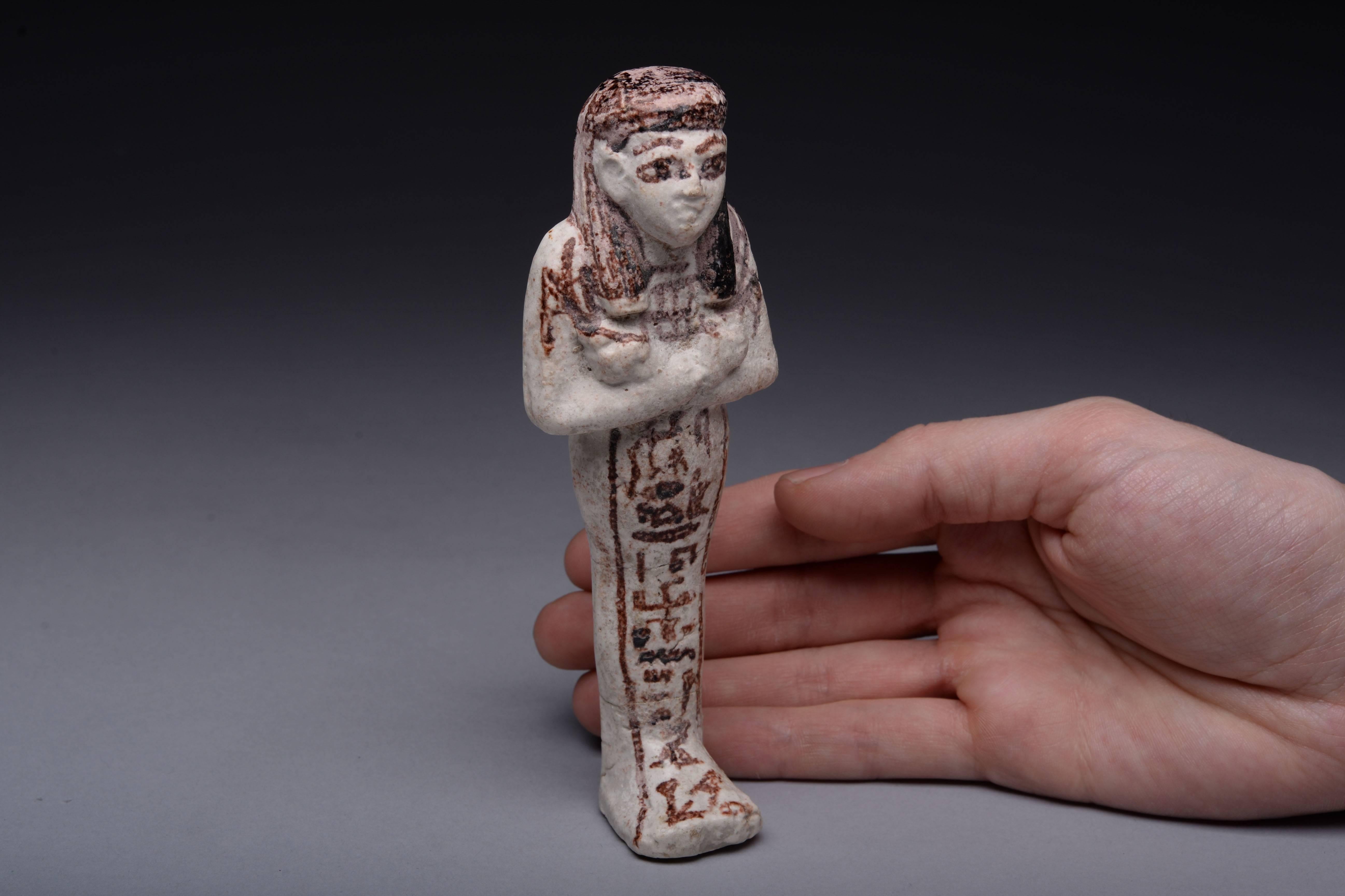 Ancient Egyptian Shabti Figure 1292 BC 1