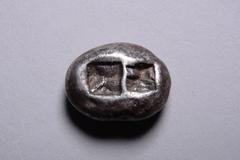 Ancient Silver Coin of King Croesus, 550 BC